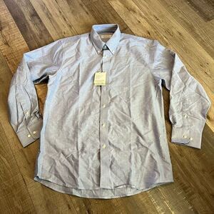 Mcilhenny Dry Goods By Tabasco 100% Cotton
Blue Button Down Long Sleeve Shirt si